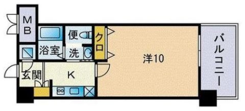 HF博多東レジデンス607号室-間取り