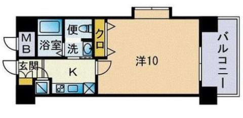 HF博多東レジデンス213号室-間取り