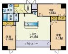 MODERN PALAZZO 博多駅南 - 所在階***階の間取り図 10861