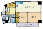 セレソン大濠 - 所在階 の間取り図