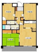 サンステージ百道 - 所在階 の間取り図