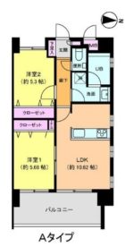 エルエ大濠 - 所在階 の間取り図