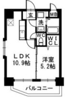 サザンコート博多駅前 - 所在階***階の間取り図 10895