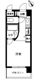 ルネスロワール博多駅南 - 所在階***階の間取り図 10898