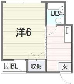 シルバーハイツ蓮池401号室-間取り