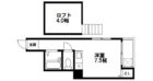 シャレー大濠 - 所在階 の間取り図