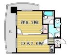 ライオンズマンション天神南 - 所在階 の間取り図