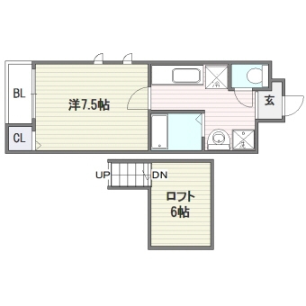 イル･グラッツィア博多駅前II403号室-間取り