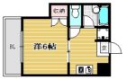 ウェルス姪浜 - 所在階 の間取り図