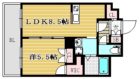 エクセラ大濠公園西 - 所在階***階の間取り図 10938