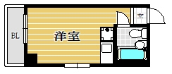 東峰マンション福岡県庁前301号室-間取り