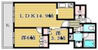 MJR赤坂タワー - 所在階***階の間取り図 11225