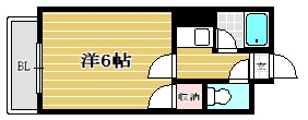 フォルム博多駅南II303号室-間取り