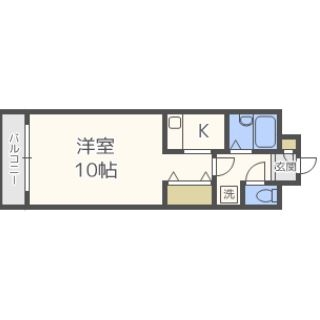 レオンド浄水南202号室-間取り