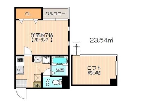 イル・グラッツィア住吉II205号室-間取り