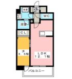 アイサフィール博多駅東 - 所在階***階の間取り図 11007