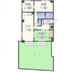 祖原サンハイツ - 所在階 の間取り図