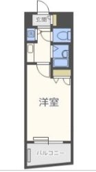 ライオンズマンション博多駅南第2 - 所在階 の間取り図