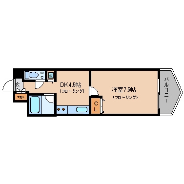 ウィステリア301号室-間取り