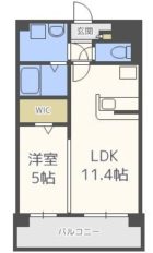 テイルガーデン博多 - 所在階 の間取り図