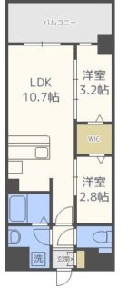 MODERN PALAZZOけやき通り - 所在階 の間取り図