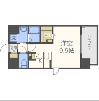 レシェンテ・ヴィラ東比恵503号室-間取り