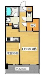 RJRプレシア博多駅南 - 所在階 の間取り図