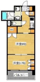 RJRプレシア博多駅南 - 所在階 の間取り図