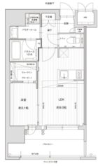 グランフォーレ六本松スタイル - 所在階 の間取り図