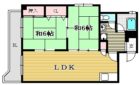 興栄マンション博多 - 所在階***階の間取り図 11165