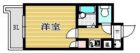 パンルネックス・クリスタル箱崎 - 所在階***階の間取り図 11189