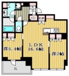 プレミスト天神赤坂タワー - 所在階***階の間取り図 11231