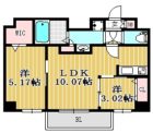 MODERN PALAZZO天神AXIA - 所在階 の間取り図