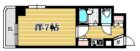 イムプレス大名 - 所在階 の間取り図