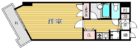 ライオンズマンションキャンパスシティ香椎 - 所在階 の間取り図