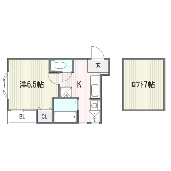 サンセリテ博多駅南403号室-間取り