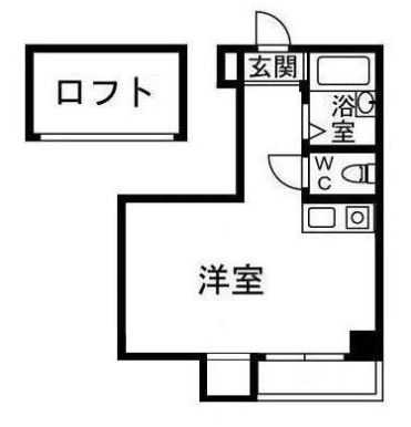 ヤマトビルII302号室-間取り