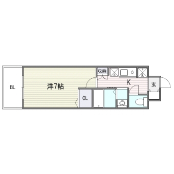 ボルゲーゼ駅南302号室-間取り