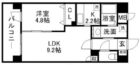 グロースメゾン博多山王 - 所在階***階の間取り図 1247