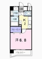 グレイスマンション駅南 - 所在階***階の間取り図 1271