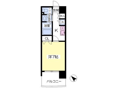 グレースフルマンション東公園203号室-間取り