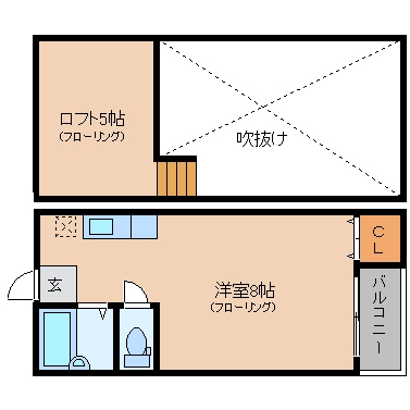 マキシム博多駅前I202号室-間取り