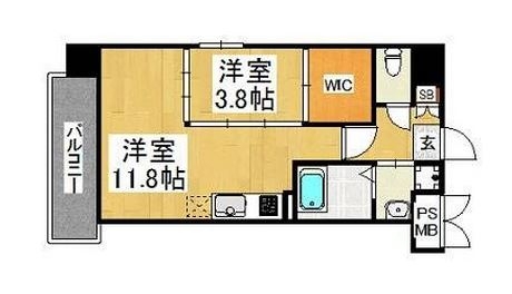 ＦＫＭ白金701号室-間取り