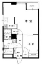 チサンマンション第５博多 - 所在階 の間取り図