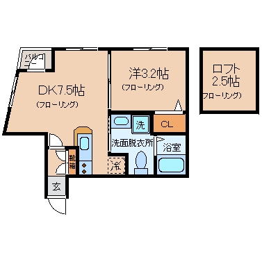 プリヴェラヴィ白金501号室-間取り