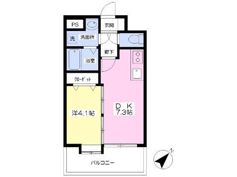 スカイシャトレ203号室-間取り