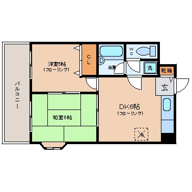 ロマネスクステーションプラザ博多301号室-間取り