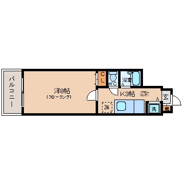 兼信ビル307号室-間取り