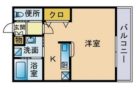 リバル吉塚II - 所在階 の間取り図