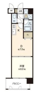 コートハウス槇 - 所在階 の間取り図